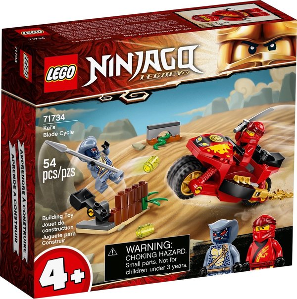 Lego Ninjago 71734 Kai's zwaardmotor