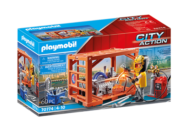 Playmobil City Action 70774 Container productie