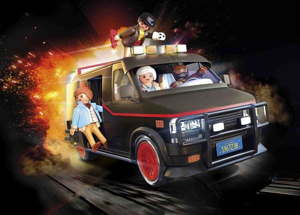 Playmobil Movie Cars 70750 De A-team Bus