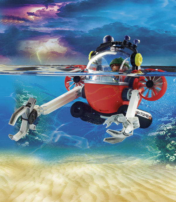 Playmobil City Action 70142 Redding op zee: omgevingsmissie met duikboot