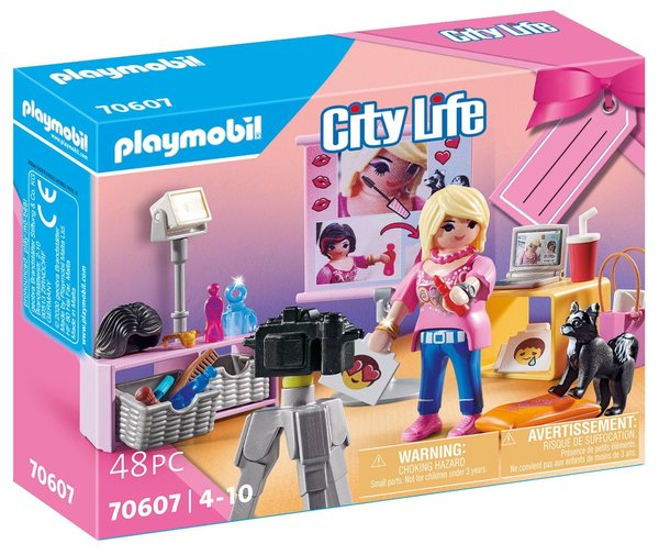 Playmobil City Life 70607 Geschenkset 'Social Media ster'