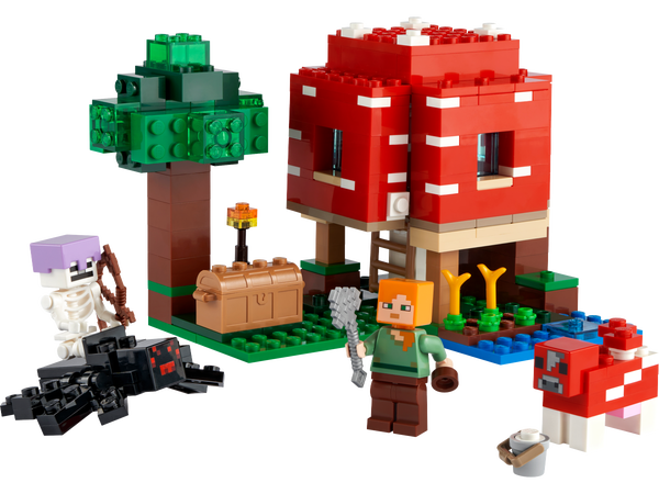 Lego Minecraft 21179 Het Paddenstoelenhuis