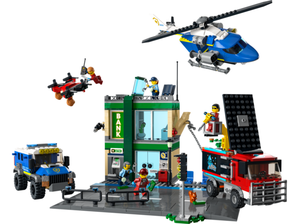 Lego City 60317 Politieachtervolging bij de bank