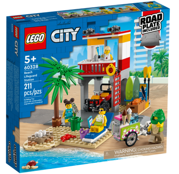 Lego City 60328 Strandwachter uitkijkpost
