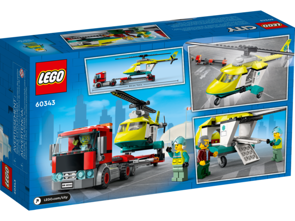 Lego City 60343 Reddingshelikopter transport