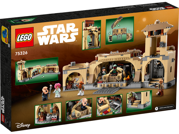 Lego Star Wars 75326 Boba Fetts troonzaal
