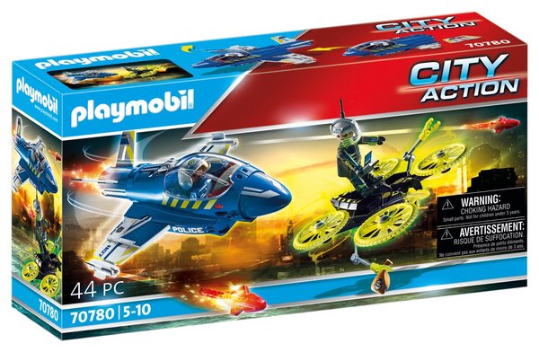 Playmobil City Action 70780 Politiejet: drone-achtervolging