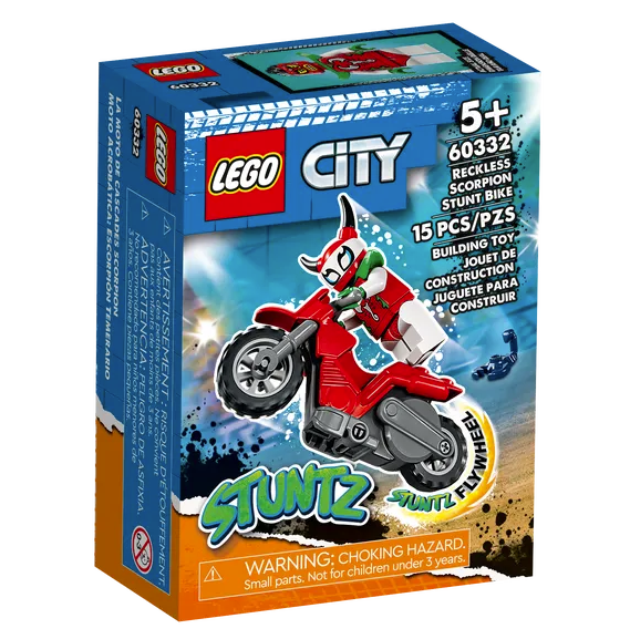 Lego City 60332 Roekeloze Scorpion stuntmotor