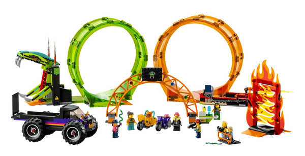 Lego City 60339 Dubbele looping stuntarena