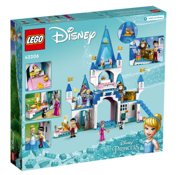 Lego Disney 43206 Het kasteel van Assepoester en de knappe prins (voorverkoop Juni)