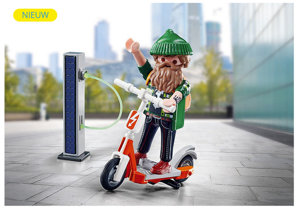 Playmobil City Life 70873 Hipster met e-scooter