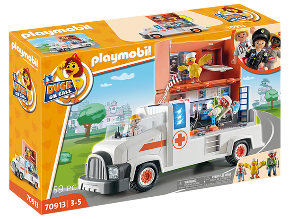 Playmobil Duck On Call 70913 Ambulance