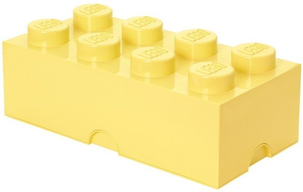 Lego opbergbox 50x25cm lichtgeel