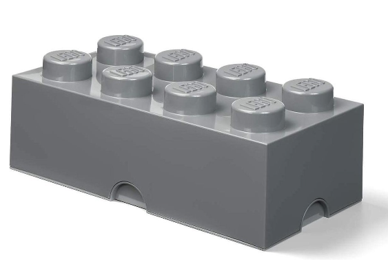 Lego opbergbox 50x25cm donkergrijs