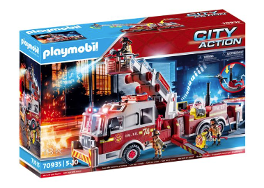 Playmobil City Action 70935 Brandweerwagen US Tower Ladder