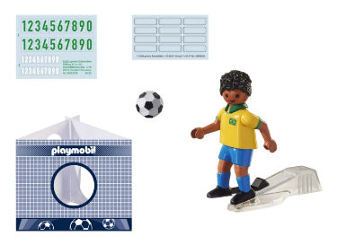 Playmobil Sports+Action 71131 Voetballer Brazilië