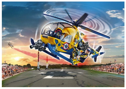 Playmobil Air Stuntshow 70833 Filmploeghelikopter