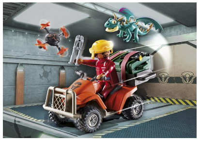 Playmobil Dragons: The Nine Realms 71085 Icaris Quad & Phil