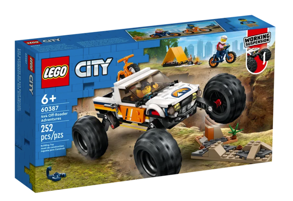Lego City 60387 4x4 Terreinwagen avonturen