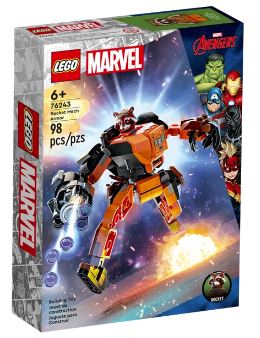 Lego Super Heroes Marvel 76243 Rocket Mechapantser