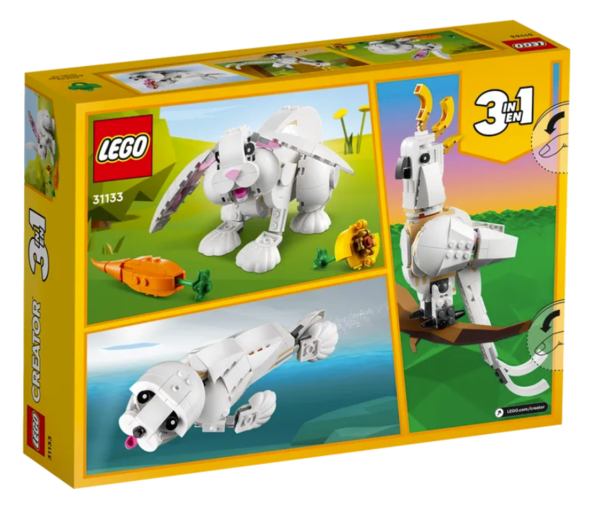 Lego Creator 31133 Wit Konijn