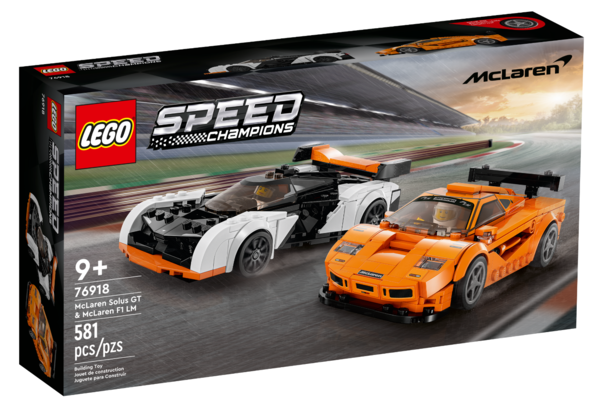 Lego Speed Champion 76918 McLaren Solus GT & McLaren F1 LM