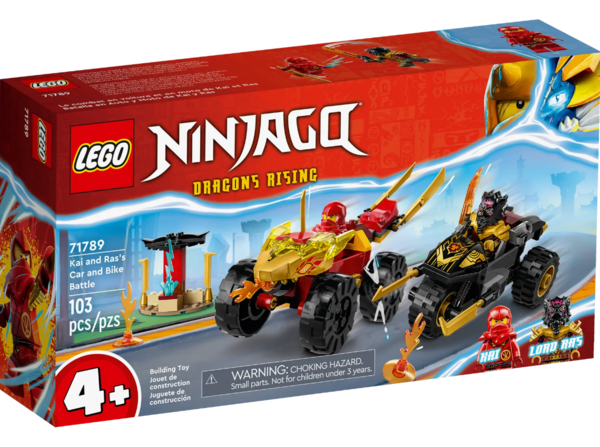 Lego Ninjago 71789 Kai en Ras' duel tussen auto en motor