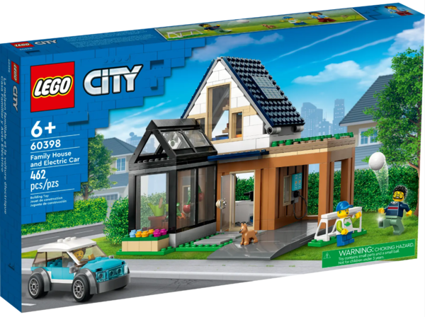 Lego City 60398 Gezinswoning en elektrische auto