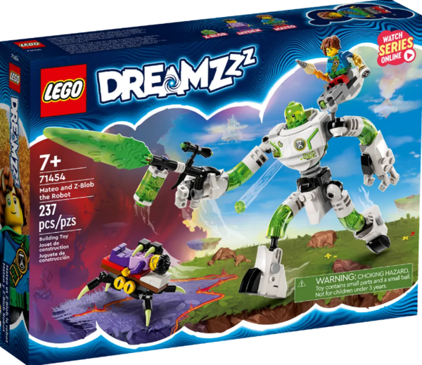 Lego DreamZzz™ 71454 Mateo en Z-Blob de robot