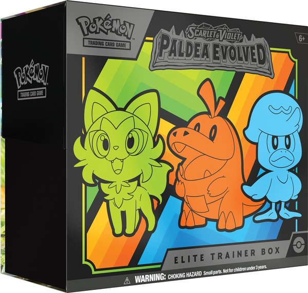 Pokémon TCG Scarlet & Violet Paldea Evolved  EliteTrainer Box